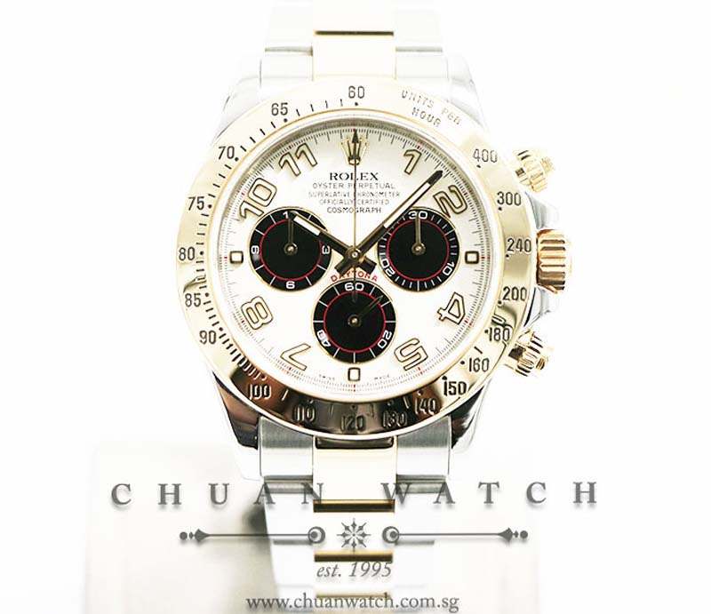Rolex Cosmograph Daytona Two-Tone 116523 Panda - Discontinued Reference and Dial