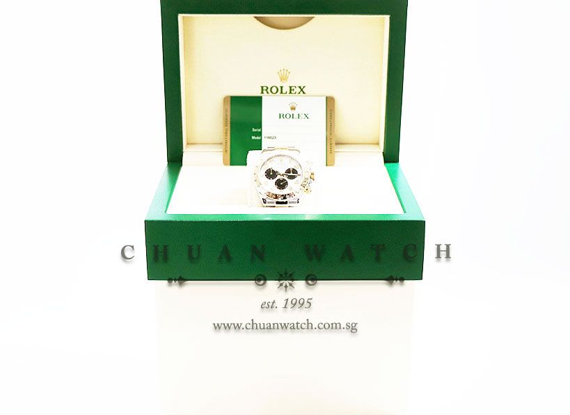 Rolex Cosmograph Daytona Two-Tone 116523 Panda - Discontinued Reference and Dial - Image 5