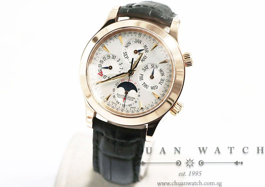 Jaeger-LeCoultre Master Grande Memovox Perpetual Calendar MoonPhase Alarm Rose Gold 41.5mm 146.2.95 - Discontinued - Image 2