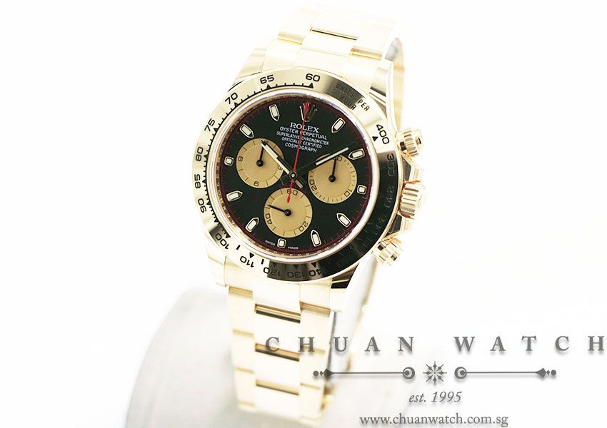 Rolex Cosmograph Daytona Yellow Gold 116508 Black-Champagne Paul Newman - Image 2