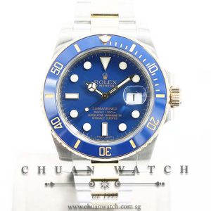 Rolex Submariner Two-Tone 116613LB Matt Blue - Discontinued Dial