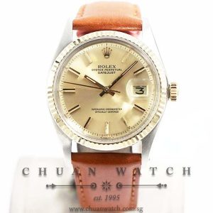Rolex Vintage Gents DateJust Two-Tone 36mm 1601 Champagne Sunburst Index - Discontinued