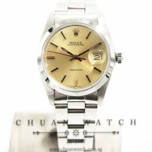Rolex Vintage Oysterdate Precision 34mm 6694 Champagne Sunburst Index - Discontinued