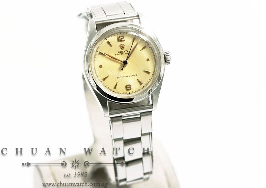 Rolex Vintage Oyster-Royal 32mm 6144 Matt Champagne Index - Discontinued - Image 3