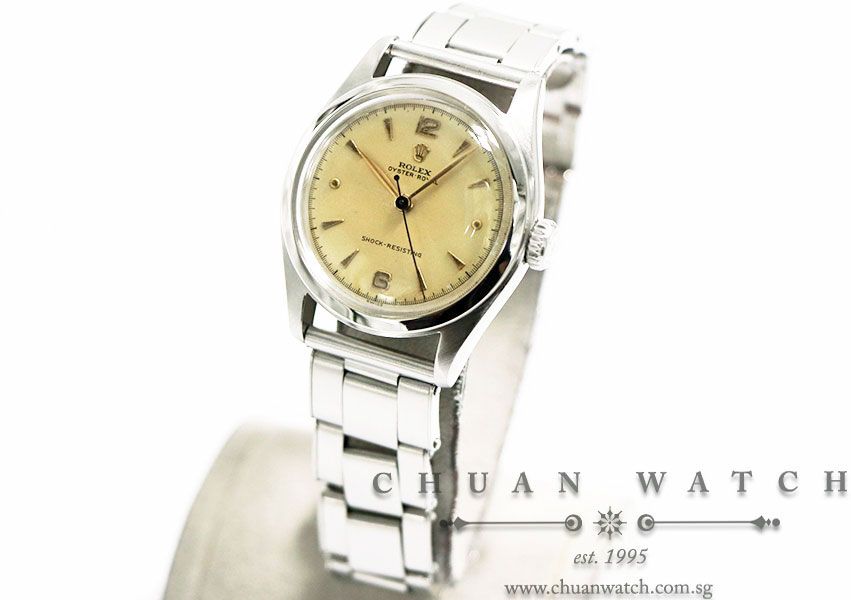 Rolex Vintage Oyster-Royal 32mm 6144 Matt Champagne Index - Discontinued - Image 2