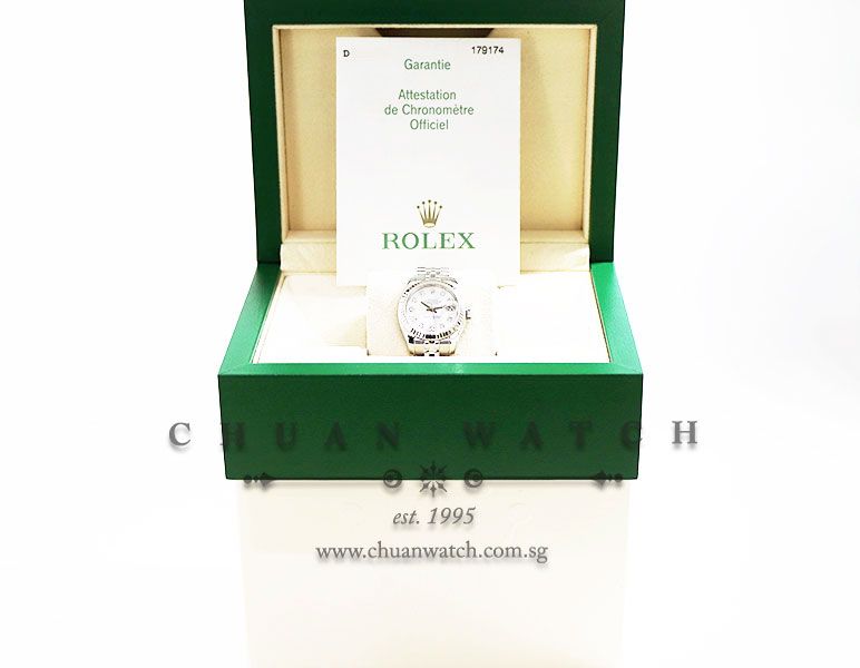 Rolex Ladies DateJust 26mm 179174 White MOP Diamonds - Discontinued - Image 5