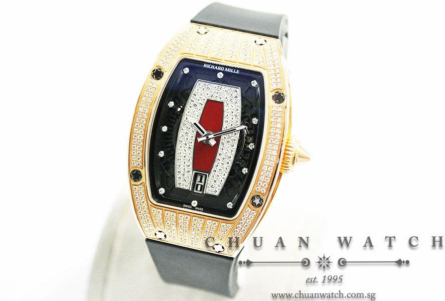 Richard Mille RM007 Rose Gold Top Diamonds Red Jasper - Discontinued - Image 2