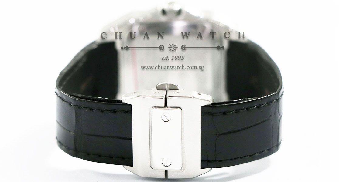 Cartier Santos 100 Midsize W20132X8 Blue MOP Roman - Discontinued - Image 4