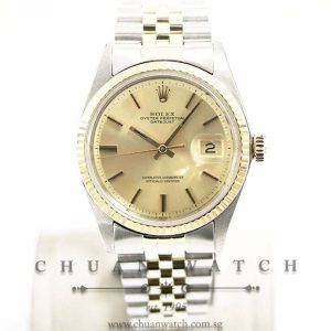 Rolex Vintage Gents DateJust Two-Tone 36mm 1601-3 Champagne Sunburst Index - Discontinued