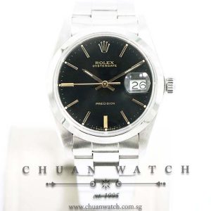 Rolex Vintage Oysterdate Precision 34mm 6694 Black Index - Discontinued
