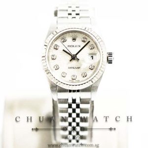 Rolex Ladies DateJust 26mm 79174 Silver Jubilee Diamonds - Discontinued
