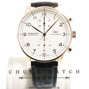 IWC Portuguese Chronograph Rose Gold 40.9mm IW371480 - Discontinued Reference