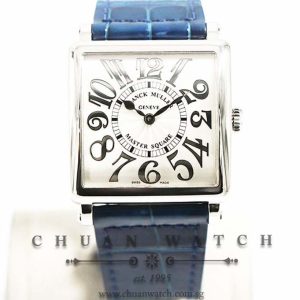 Franck Muller Ladies Master Square Quartz 6002 M QZ Silver Relief Arabic