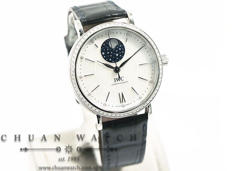 IWC Ladies Portofino MoonPhase Automatic 37mm IW459001 - Discontinued Reference - Image 3