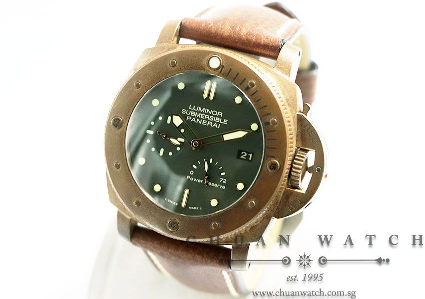 Panerai Luminor Submersible 1950 3-Days Power-Reserve Bronzo 47mm Pam 507 P - Limited Edition of 1000 Pieces Only - Image 2