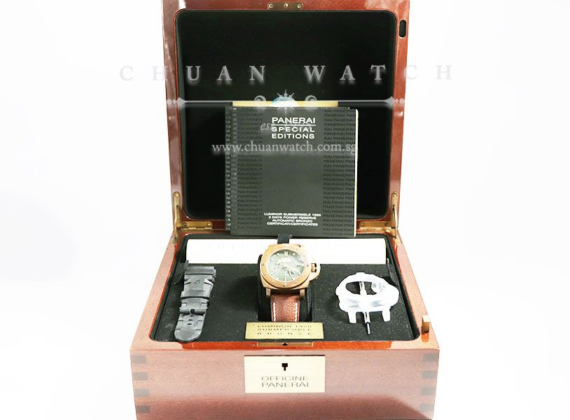 Panerai Luminor Submersible 1950 3-Days Power-Reserve Bronzo 47mm Pam 507 P - Limited Edition of 1000 Pieces Only - Image 5