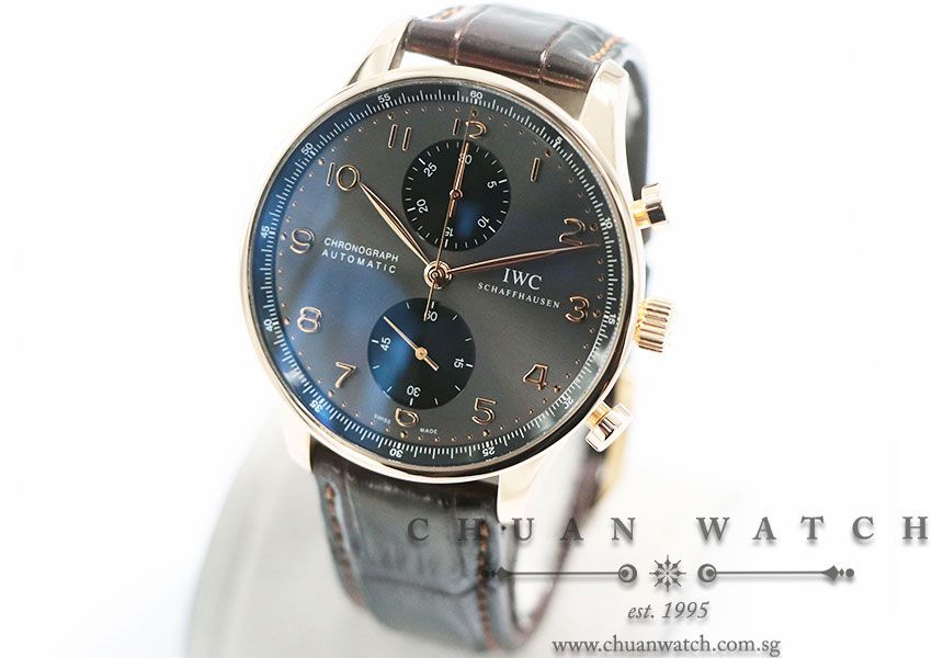 IWC Portuguese Chronograph Rose Gold 40.9mm IW371482 - Discontinued Reference - Image 2
