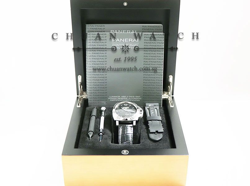 Panerai Luminor 1950 3-Days GMT Power-Reserve 44mm Pam 321 N - Discontinued - Image 5