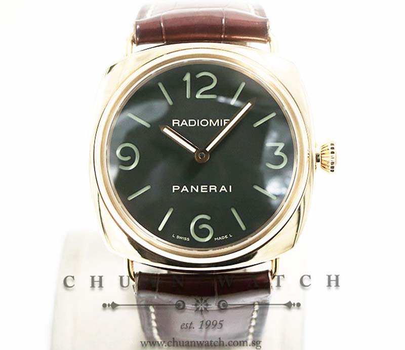 Panerai Radiomir Base Rose Gold 45mm Pam 231 I - Discontinued