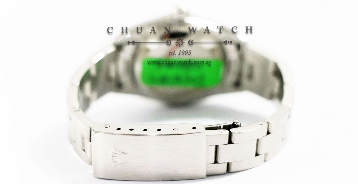 Rolex Ladies Oyster Perpetual No-Date 24mm 76080 Black Index 3.6.9 - Discontinued - Image 4