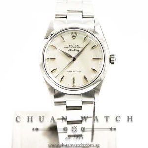 Rolex Vintage Oyster Perpetual Air-King Super Precision 34mm 5500 Silver Index - Discontinued