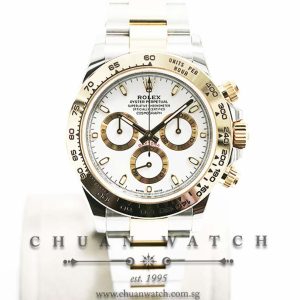 Rolex Cosmograph Daytona Two-Tone 116503 White Index