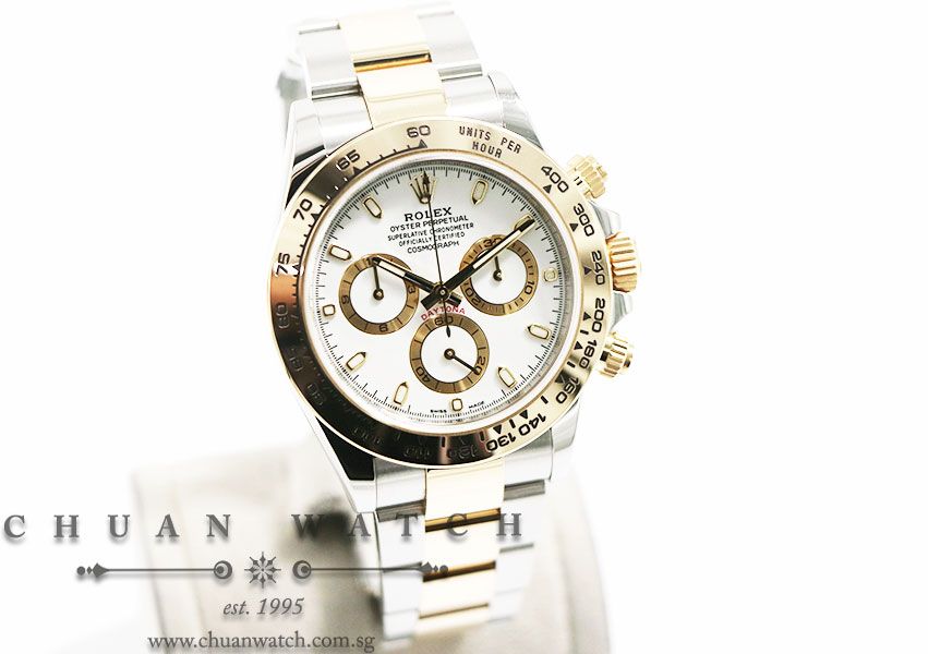 Rolex Cosmograph Daytona Two-Tone 116503 White Index - Image 3