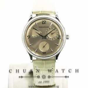 Jaeger-LeCoultre Ladies Master Control Reserve de Marche Steel Diamonds 37mm 140.8.93.S - Discontinued