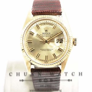 Rolex Vintage Day-Date President Yellow Gold 36mm 1803 Pie Pan Champagne Sunburst Index - Discontinued