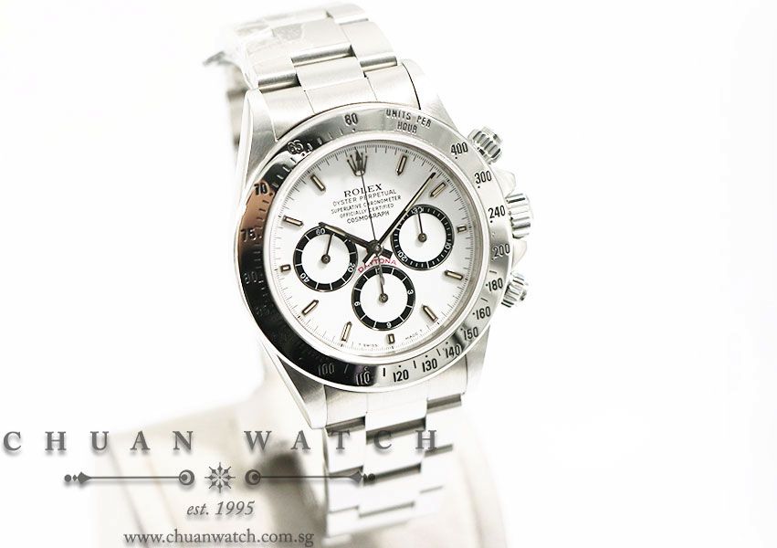 Rolex Cosmograph Zenith Daytona 16520 White Inverted-6 - Discontinued - Image 3