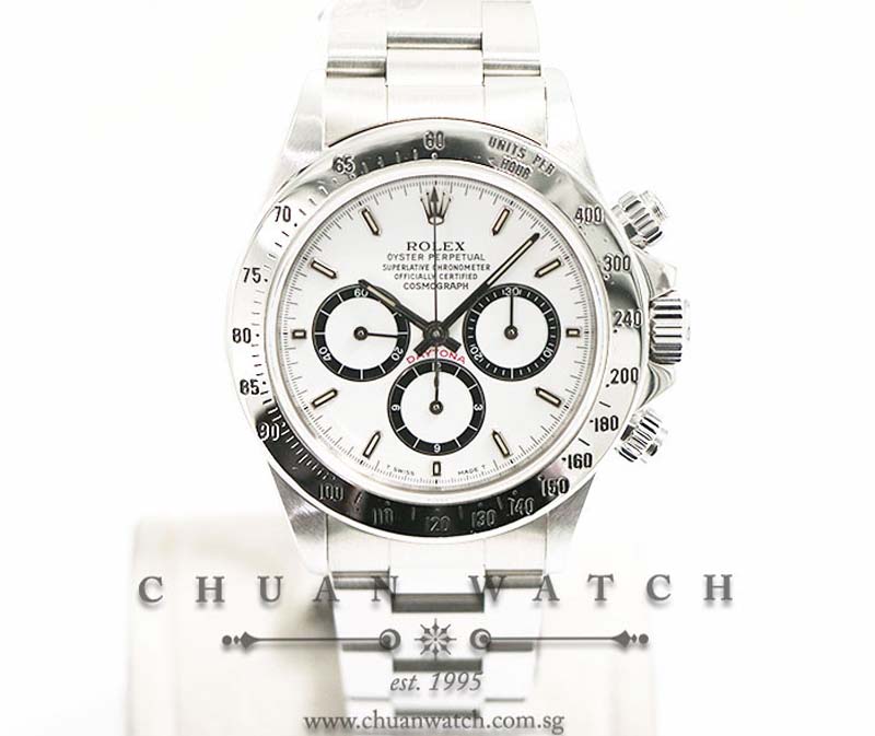Rolex Cosmograph Zenith Daytona 16520 White Inverted-6