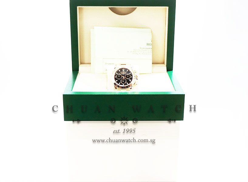 Rolex Cosmograph Daytona Yellow Gold 116528 Black Index - Discontinued Reference - Image 5