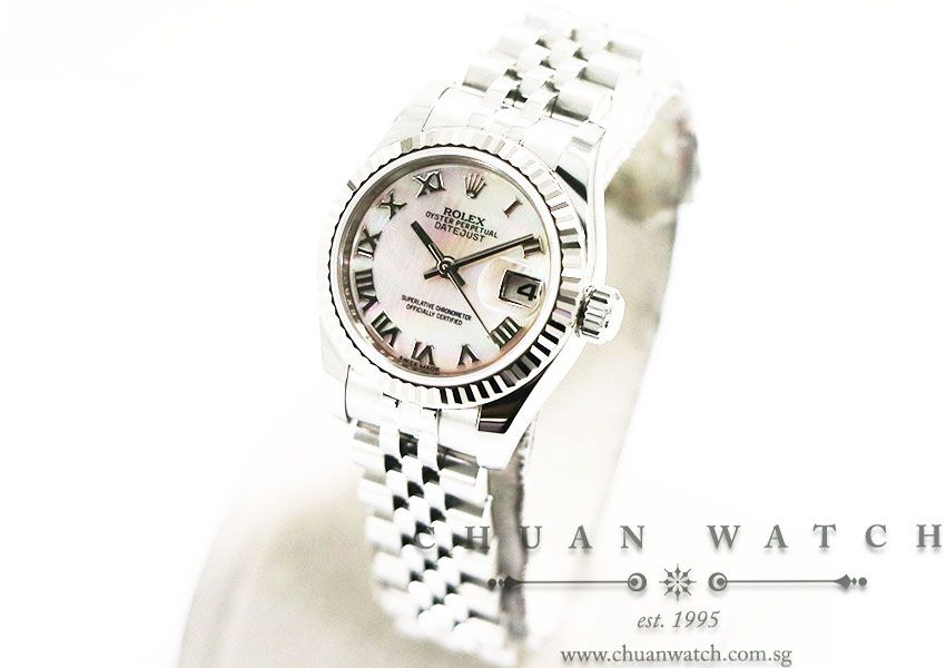Rolex Ladies DateJust 26mm 179174 Pink MOP Roman - Discontinued - Image 2