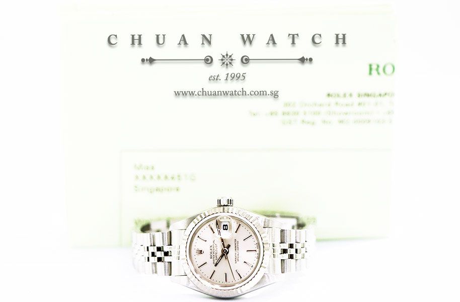 Rolex Ladies DateJust 26mm 79174 Silver Sunburst Index - Discontinued - Image 5