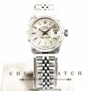 Rolex Ladies DateJust 26mm 79174 Silver Sunburst Index - Discontinued