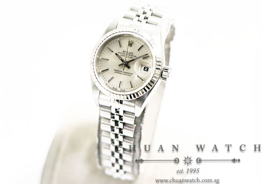 Rolex Ladies DateJust 26mm 79174 Silver Sunburst Index - Discontinued - Image 2