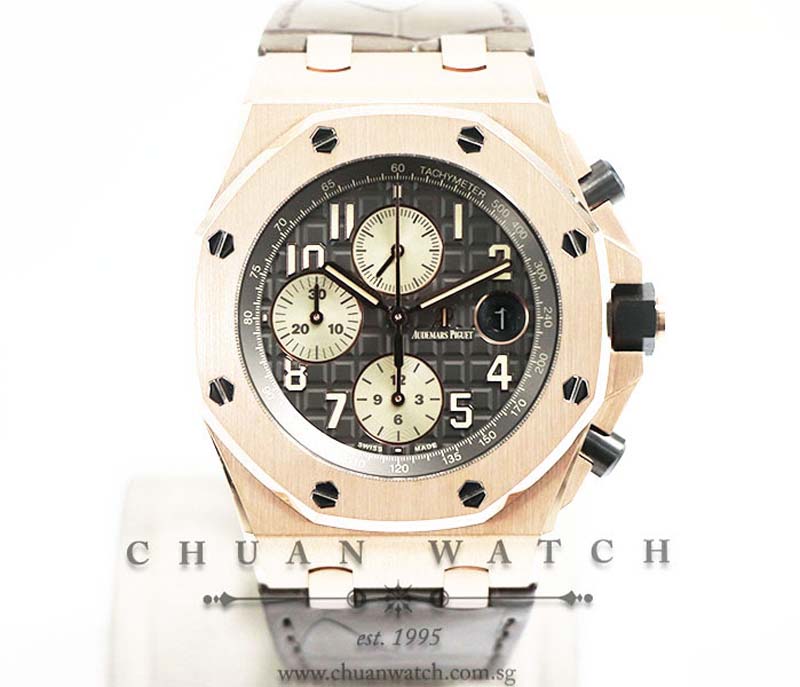 Audemars Piguet Royal Oak Offshore Rose Gold 42mm 26470OR Grey