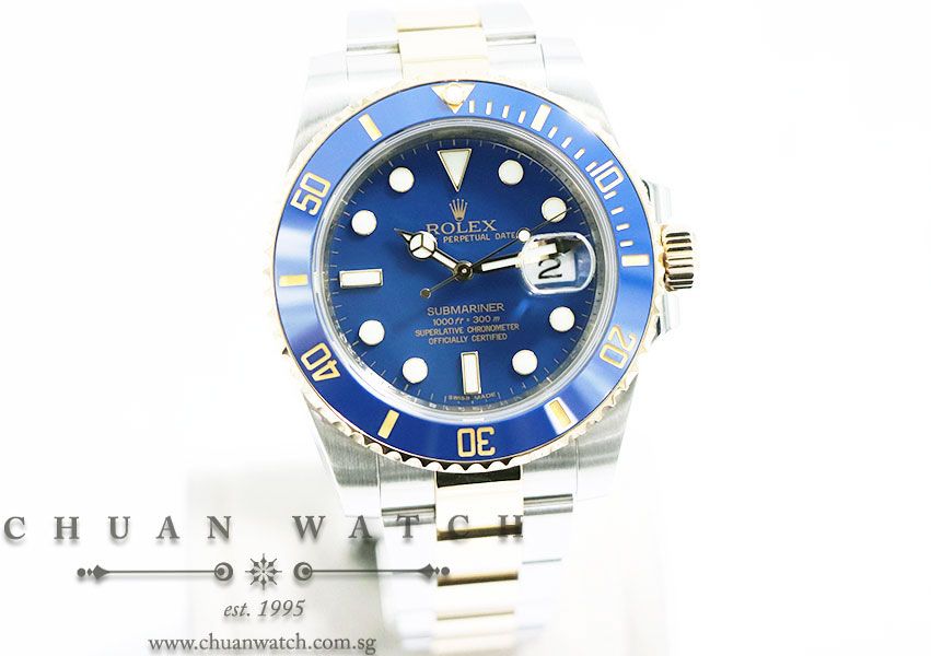 Rolex Submariner Two-Tone 116613LB Matt Blue - Discontinued Dial - Image 3
