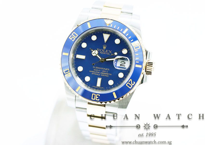 Rolex Submariner Two-Tone 116613LB Matt Blue - Discontinued Dial - Image 2