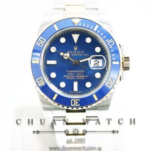 Rolex Submariner Two-Tone 116613LB Matt Blue - Discontinued Dial
