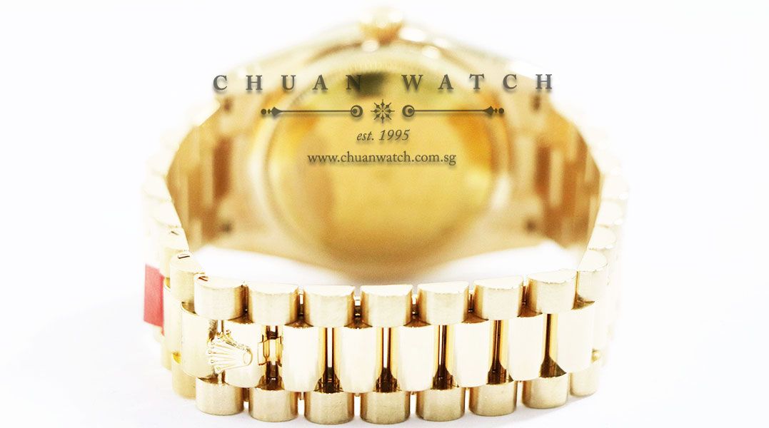 Rolex Day-Date President Yellow Gold 36mm 118238 Champagne Sunburst Diamonds - Discontinued - Image 4
