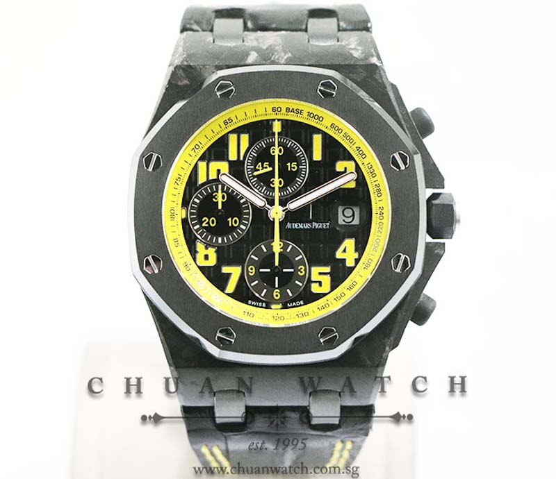 Audemars Piguet Royal Oak Offshore Bumblebee Forged Carbon 42mm 26176FO - Discontinued