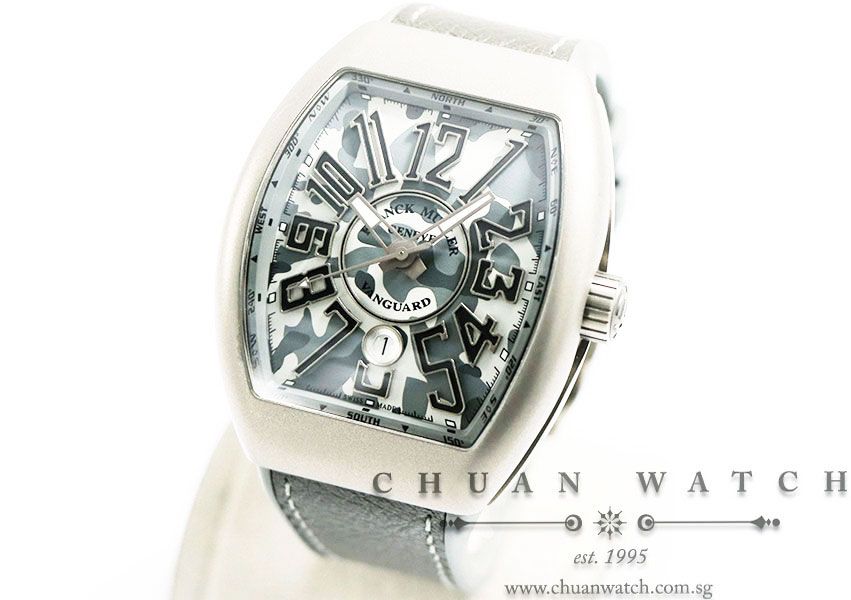 Franck Muller Vanguard Titanium Grey Camouflage V 45 SC DT TT MC TT - Image 2