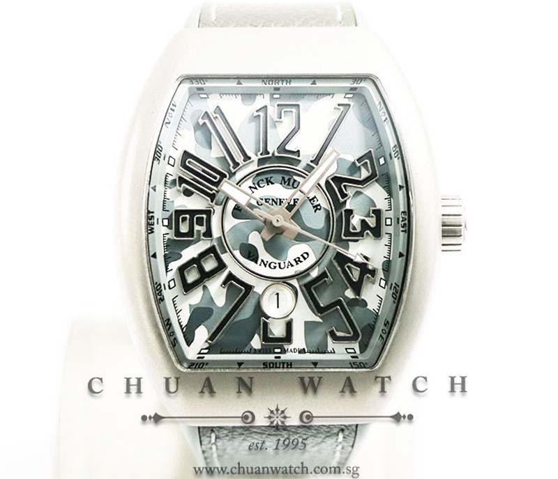 Franck Muller Vanguard Titanium Grey Camouflage V 45 SC DT TT MC TT