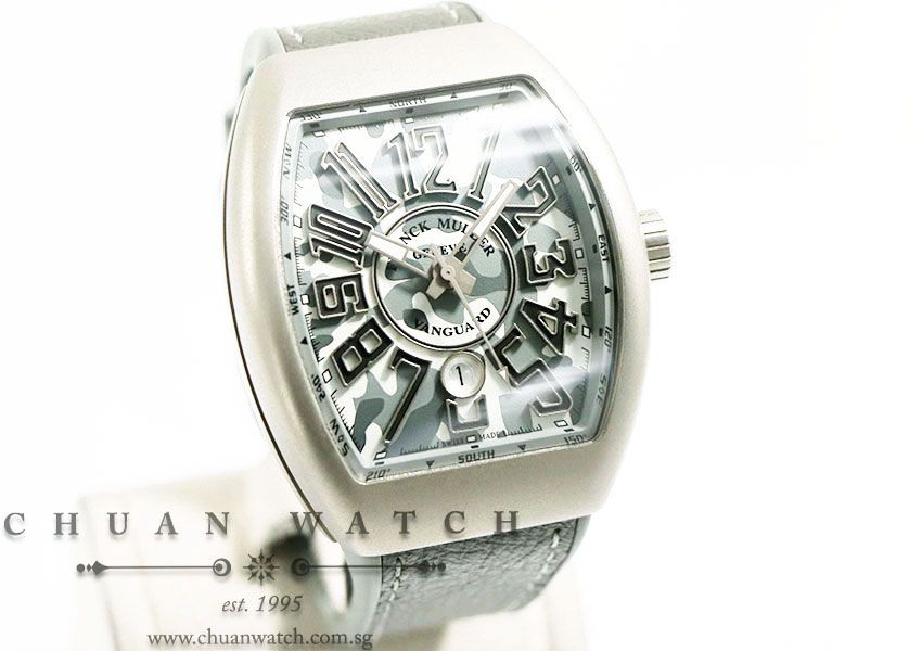 Franck Muller Vanguard Titanium Grey Camouflage V 45 SC DT TT MC TT - Image 3