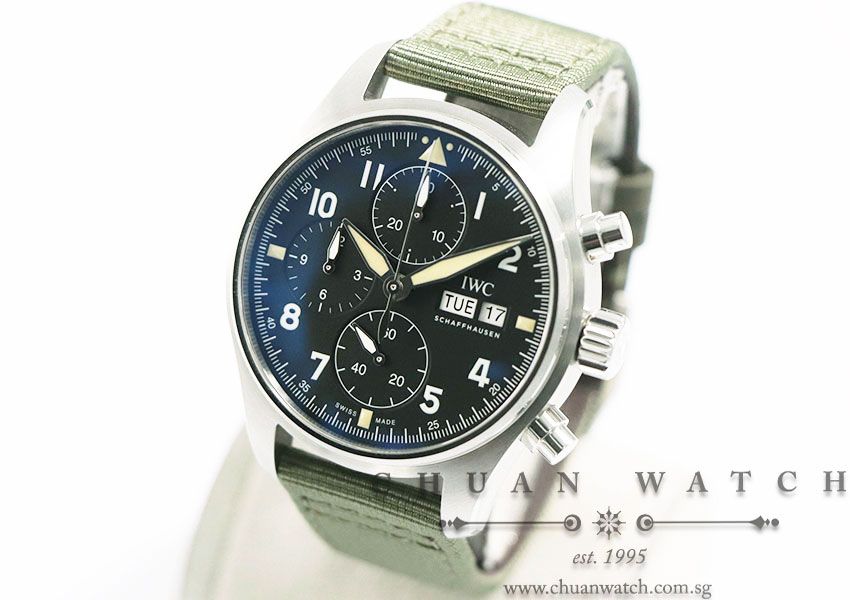 IWC Pilots Watch Chronograph Spitfire 41mm IW387901 - Image 2