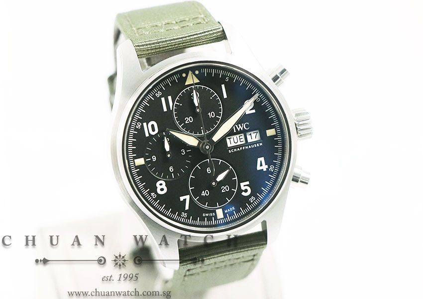 IWC Pilots Watch Chronograph Spitfire 41mm IW387901 - Image 3