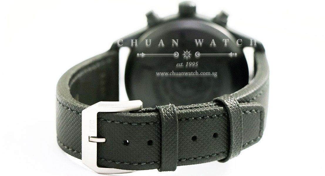 IWC Pilots Watch Double Chronograph Top Gun Ceratanium 44mm IW371815 - Image 4