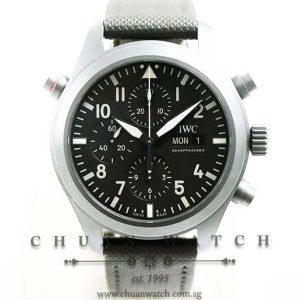 IWC Pilots Watch Double Chronograph Top Gun Ceratanium 44mm IW371815