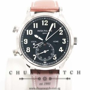 Patek Philippe Calatrava Pilot Travel Time White Gold 42mm 5524G-001